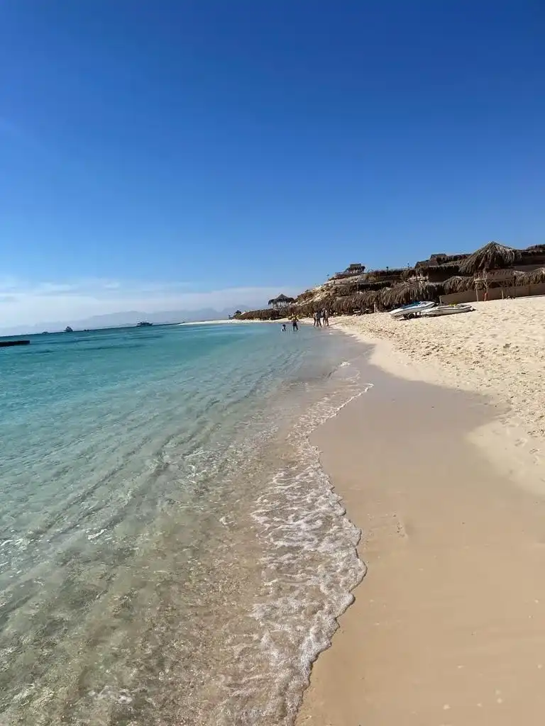 Red Sea coastline near Hurghada