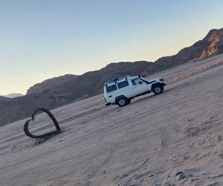 Sternenhimmel über der Wüste bei Hurghada